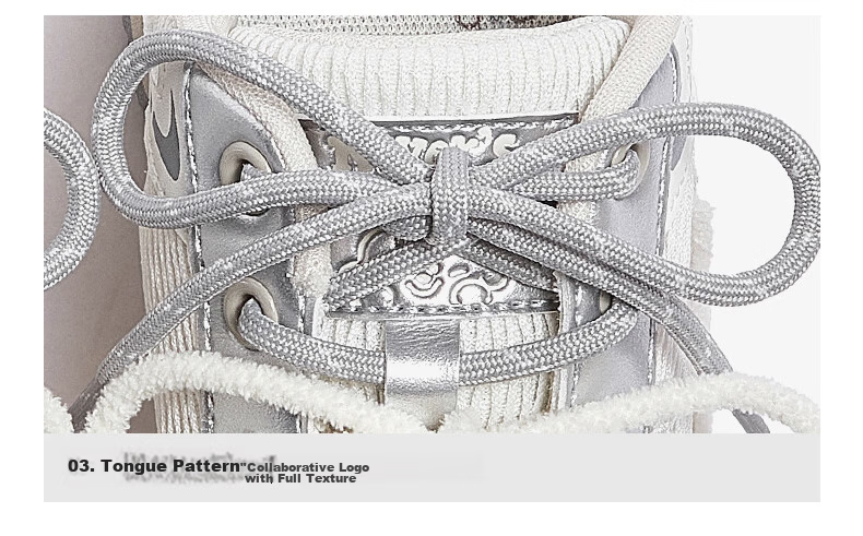 CAMEL Lightweight Cloud Training Shoes Women Naiwa Collaboration Height Increasing Thick Sole Casual Sports Shoes L26SXG3217 Off-White/Silver Size 38 16