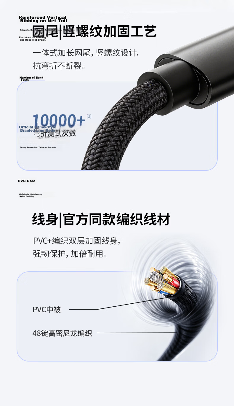 Hisense Apple Charging Cable Type-C to Lightning PD 27W Fast Charging Cable for iPhone 14/13 Pro Max/12/11 Mobile Car Use 1.2m 8