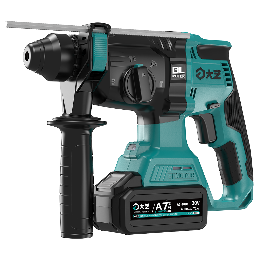 Dayi 20V Cordless Brushless Rotary Hammer A7-6609 Impact Drill Concrete Hammer Drill Electric Pick