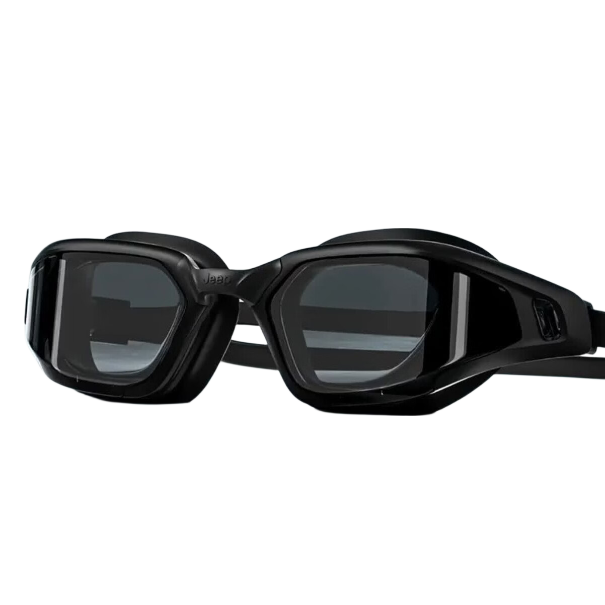 Jeep Swimming Goggles, Waterproof, Anti-Fog, High-Definition, for Women And Men with Myopia, Professional Diving Mask, Classic Black, 300°