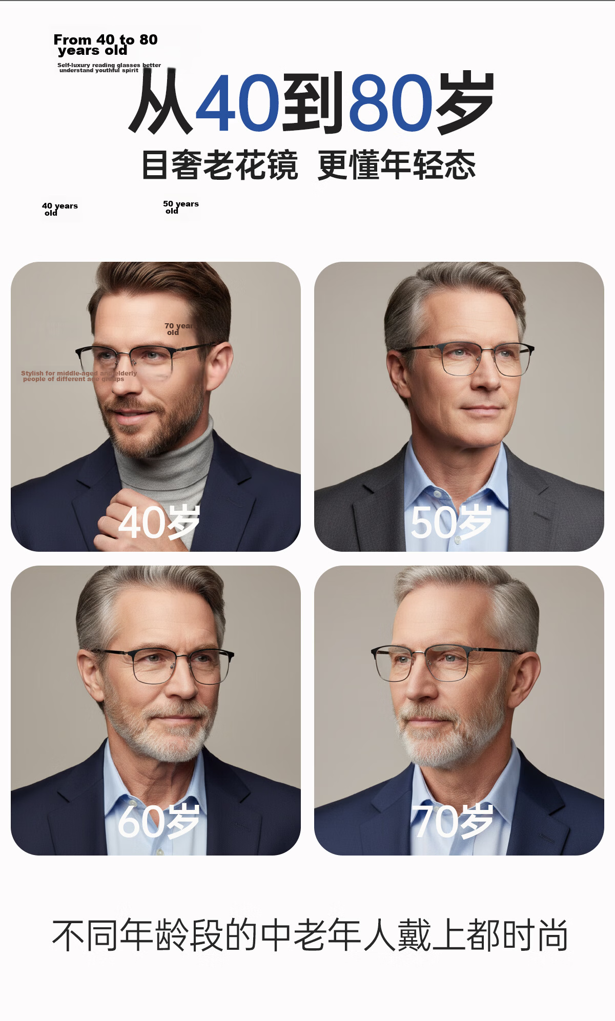 Moke Presbyopic Glasses Auto-Focus Smart Multifocal Official Genuine Japanese Import Blue Light Blocking Unisex Reading Glasses 11