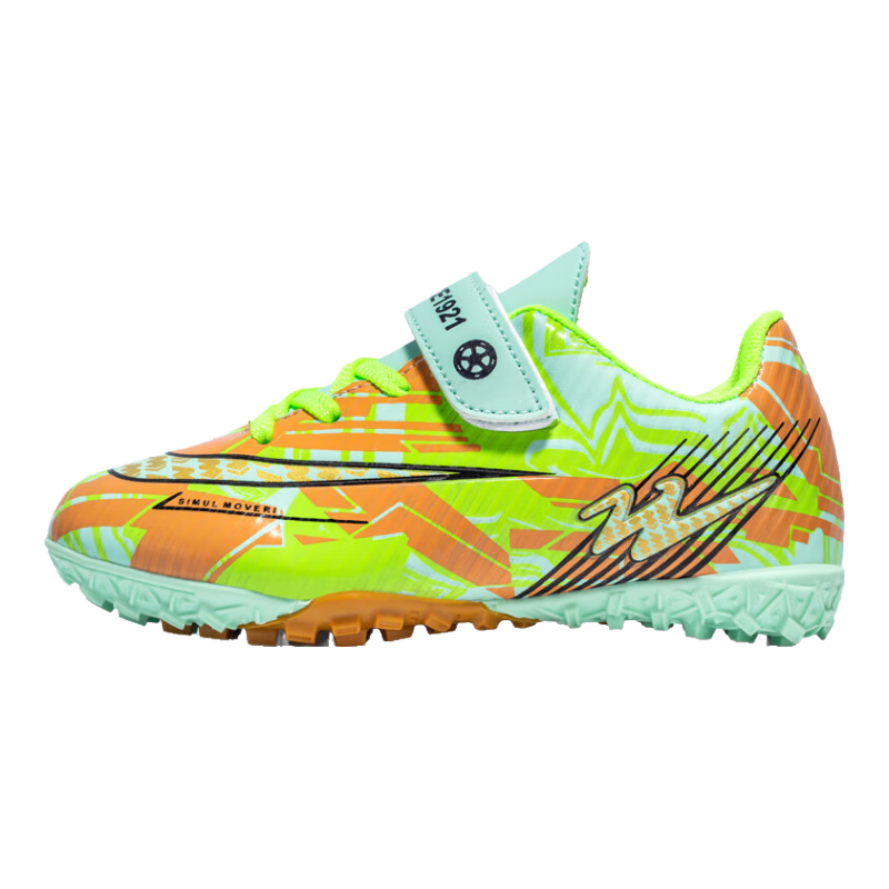Shuangxing Children's Soccer Shoes, TF Turf Cleats, Artificial Turf, Youth And Student Specific, Lightweight, Wear-Resistant, Non-Slip Equipment, Training Shoes