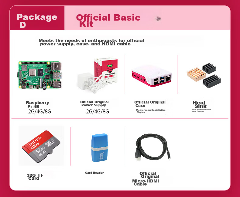 LOBOROBOT Raspberry Pi 4B Development Board AI Python Programming Industrial Development Board 12