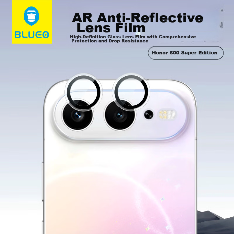 BLUEO [AR Anti-Reflective] Lens Protector for Honor 600 Super Edition Rear Camera High-Definition Transparent Anti-Drop Scratch-Resistant Protective Film