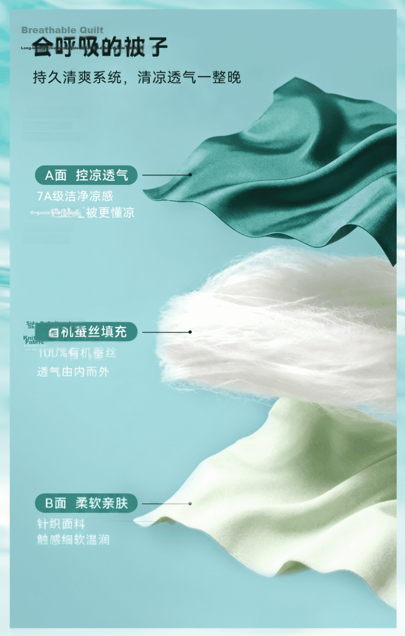Jieyu × JDear JD.com Limited Edition Summer Cooling Quilt Machine Washable Cool Silk Quilt Watermelon Pattern 1.5m*2m 9