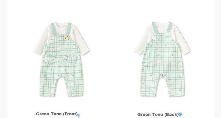 Balabala [balaOne] Kids Baby Outfit 2026 New Spring Suspender Pants Two-Piece Set Fashion 14
