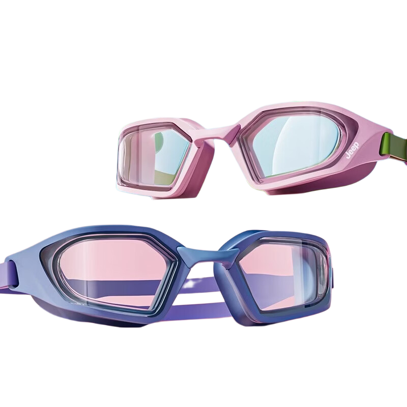 Jeep Kids Swimming Goggles Boys Waterproof Anti-Fog HD Youth Girls Swim Glasses Candy Sweet 400°