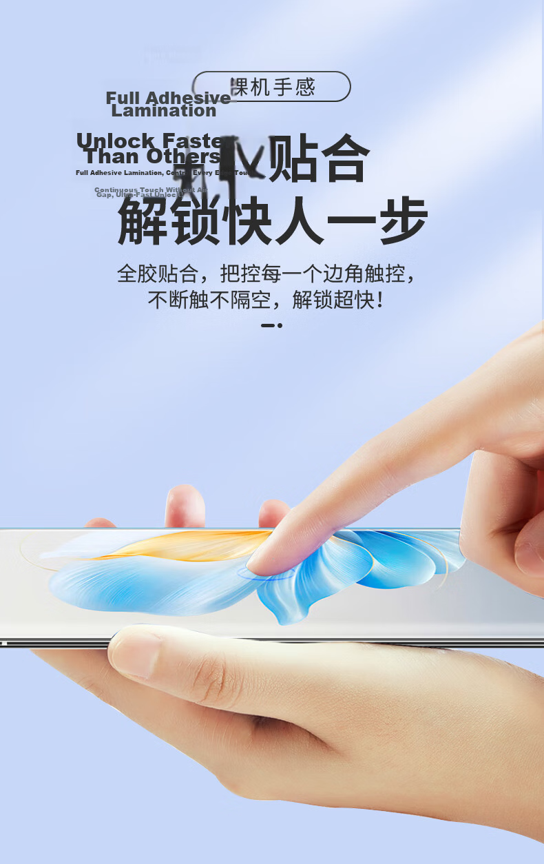 Smorss Honor 100 Full Adhesive Tempered Glass Screen Protector Ultra-Thin HD Anti-Fingerprint Full Coverage Curved Glass Film for Honor 100 Smartphone 7