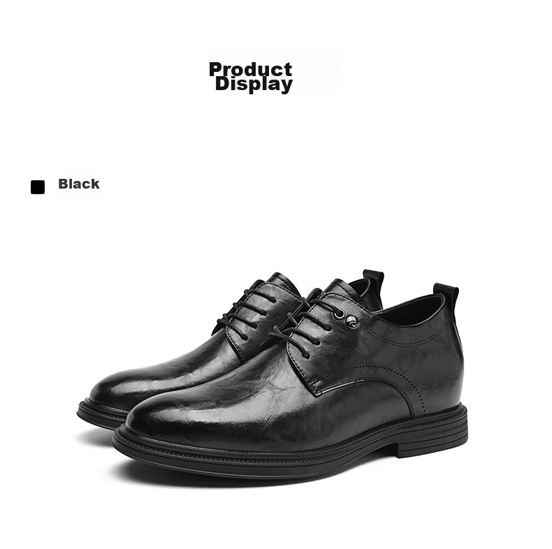 HLA Men's Versatile Business Casual Leather Shoes British Style Brogue Derby HAAPXM2FAO164 Brown Size 41 22
