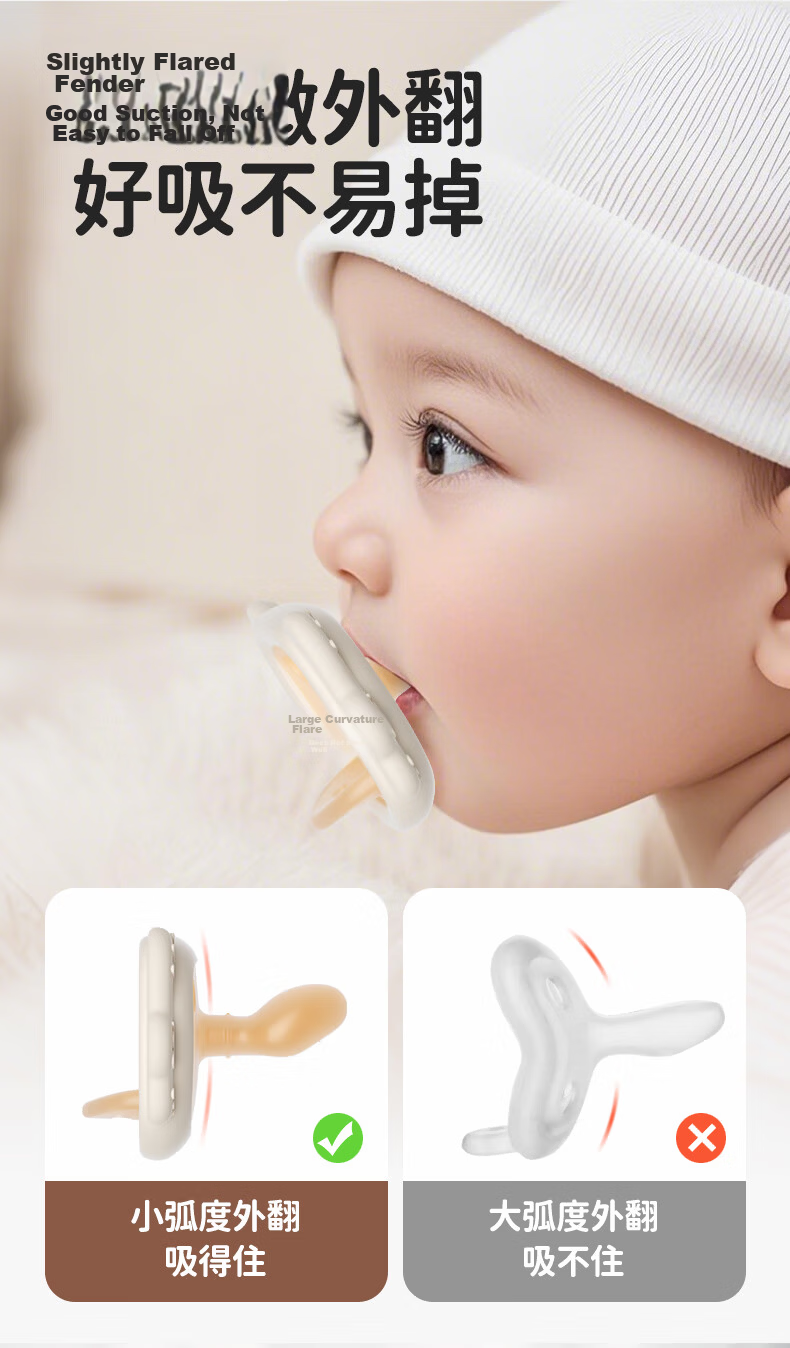 Beingmate Baby Pacifier 0-3-6+ Months Anti-Colic Silicone Soother Day and Night Use for 1-3 Years Newborn Toy 12