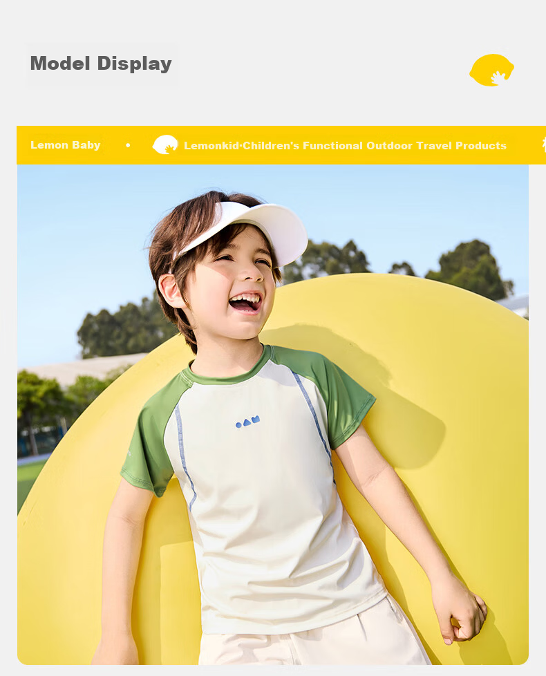 Lemon Baby Kids Quick-Dry Long Sleeve T-Shirt Boys Outdoor Sports Girls Short Sleeve Sun Protection Breathable Lightweight Top 18