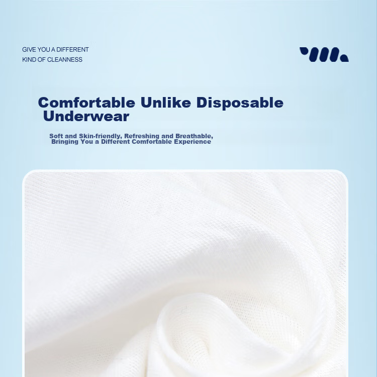 Xinqin Disposable Men's Underwear, Daily-Use, Pure Cotton, No-Wash Boxed, Starry Sky Series, Mid-Rise, XL Size, 5-Pack 11