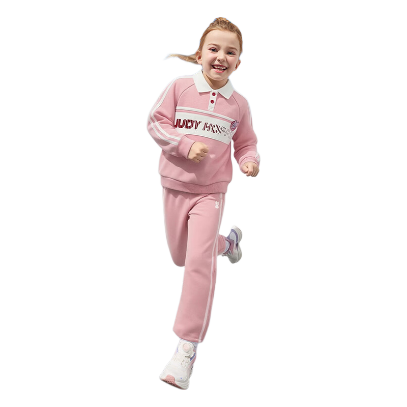 Disney Girls' Fashion Set 2026 Spring New Children's Jacket Sweatshirt Sweatpants Sports Two-Piece School Style
