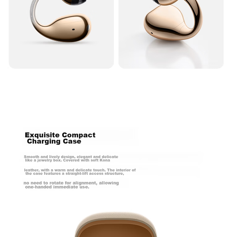 MI Xiaomi Clip-On Bluetooth Wireless Earphones Comfortable and Secure Fit Recommended by Lei Jun Compatible with Apple and Android Phones 9
