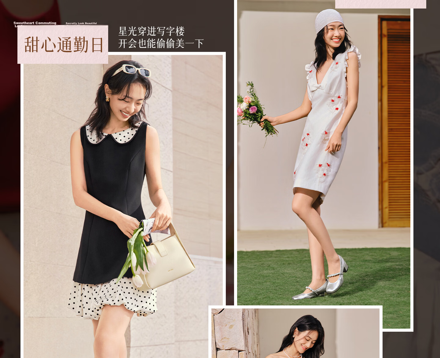 TATA Lu Yuxiao Sweetheart Retro Mary Jane Shoes Off-White Lambskin 4CM Heel Size 39 14