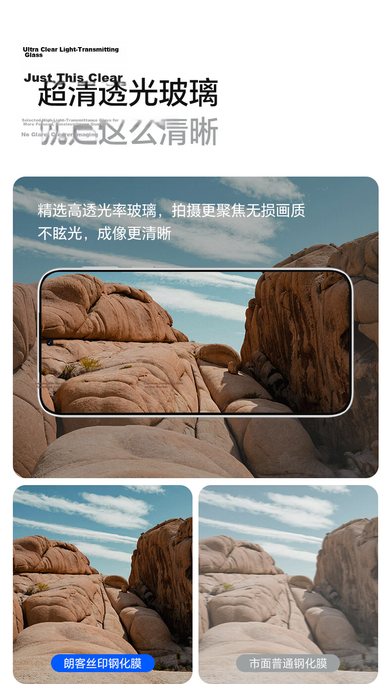 LLUNC [2-Pack] Tempered Glass Screen Protector for Huawei Nova16, Ultra-Thin HD Anti-Fingerprint Full Coverage, No White Edges, Drop and Dust Resistant Film 5