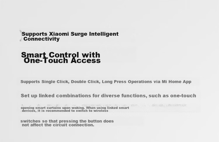 MI Smart Switch (Dual) for Mijia, Ultra-Long Lifespan, Switch Panel, Requires Gateway 18