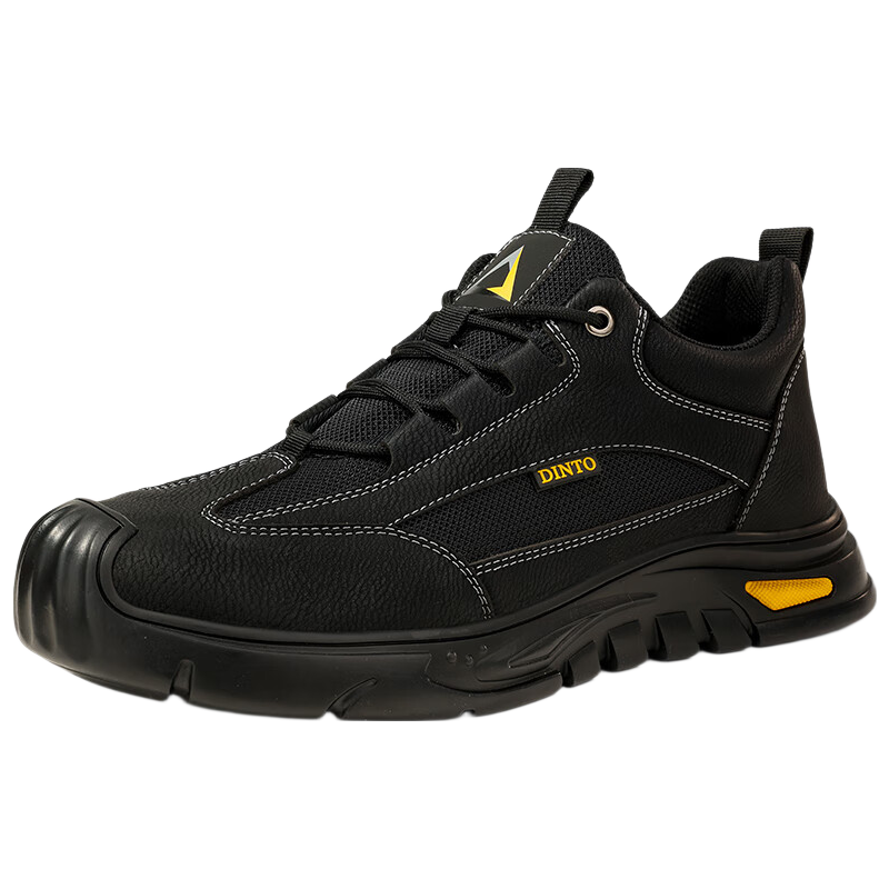 Jingtu Safety Shoes for Men, Summer Breathable Steel Toe Cap Puncture-Resistant Wear-Resistant Comfortable Work Boots F003 Size 45