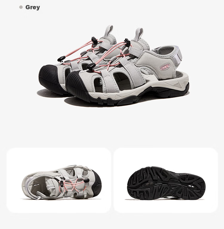 CAMEL Summer Outdoor Quick-Dry Water Trekking Sandals for Women Breathable Closed-Toe Beach Shoes F24B162016 16