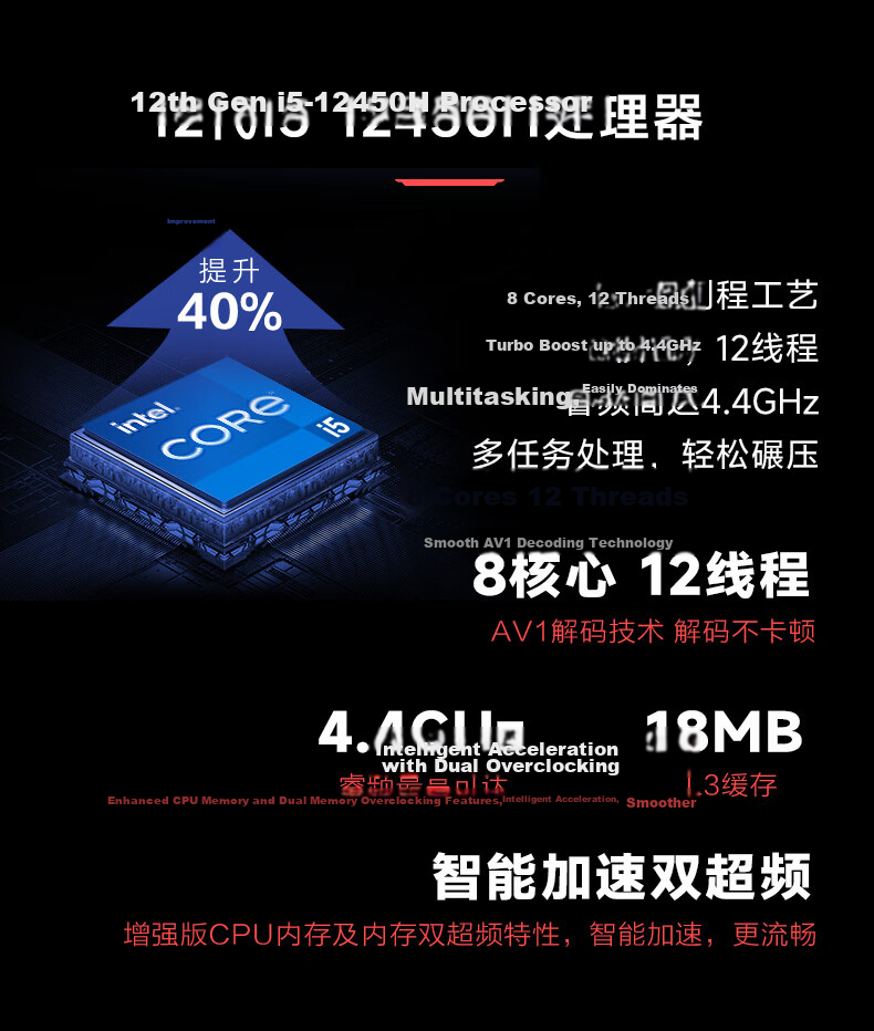 Wu Ji Fantasy Home Office Desktop Gaming PC Full Set (14th Gen Core i5, 16GB RAM, 512GB SSD, WiFi) 2