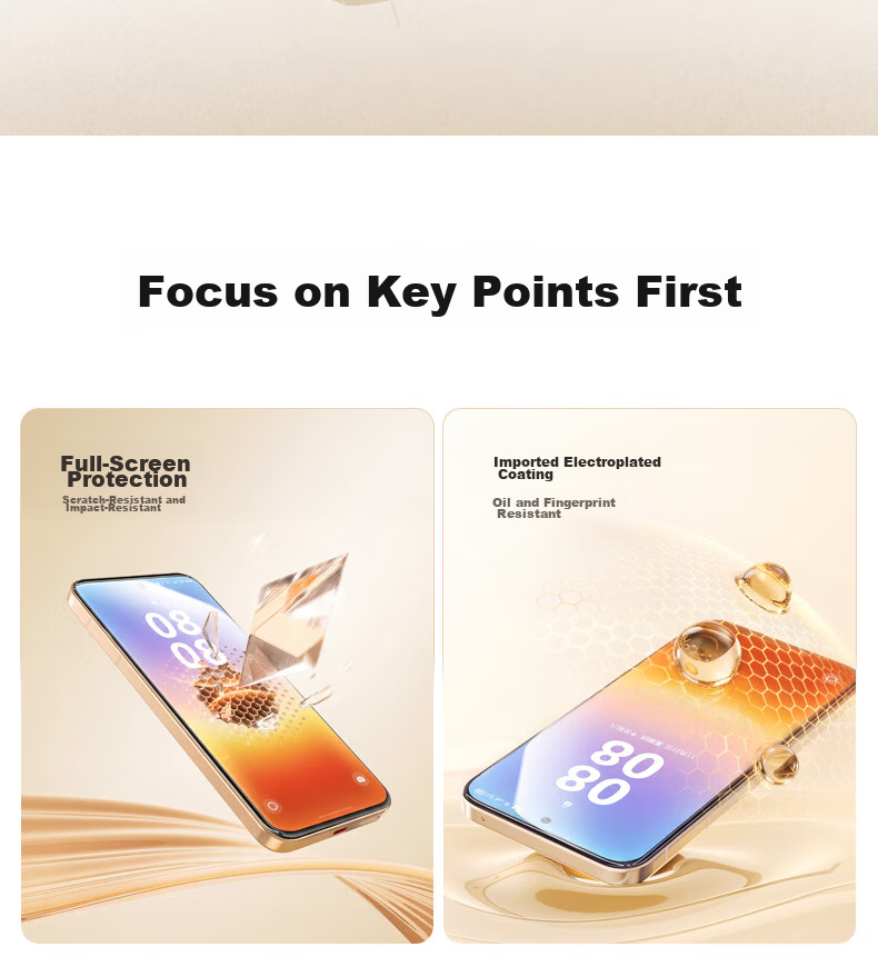 Moko Compatible Huawei PuraXMax HD Tempered Glass Screen Protector Full Coverage Anti-Fingerprint Drop-Proof Explosion-Proof Fingerprint Unlock Wear-Resistant Full Screen Protection Film 2