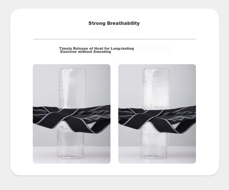 Li-Ning Knee Pads for Sports Running, Two-Pack, Meniscus Protection, Patellar Strap, Basketball Football Badminton Hiking Knee Support, Black, Size L 40