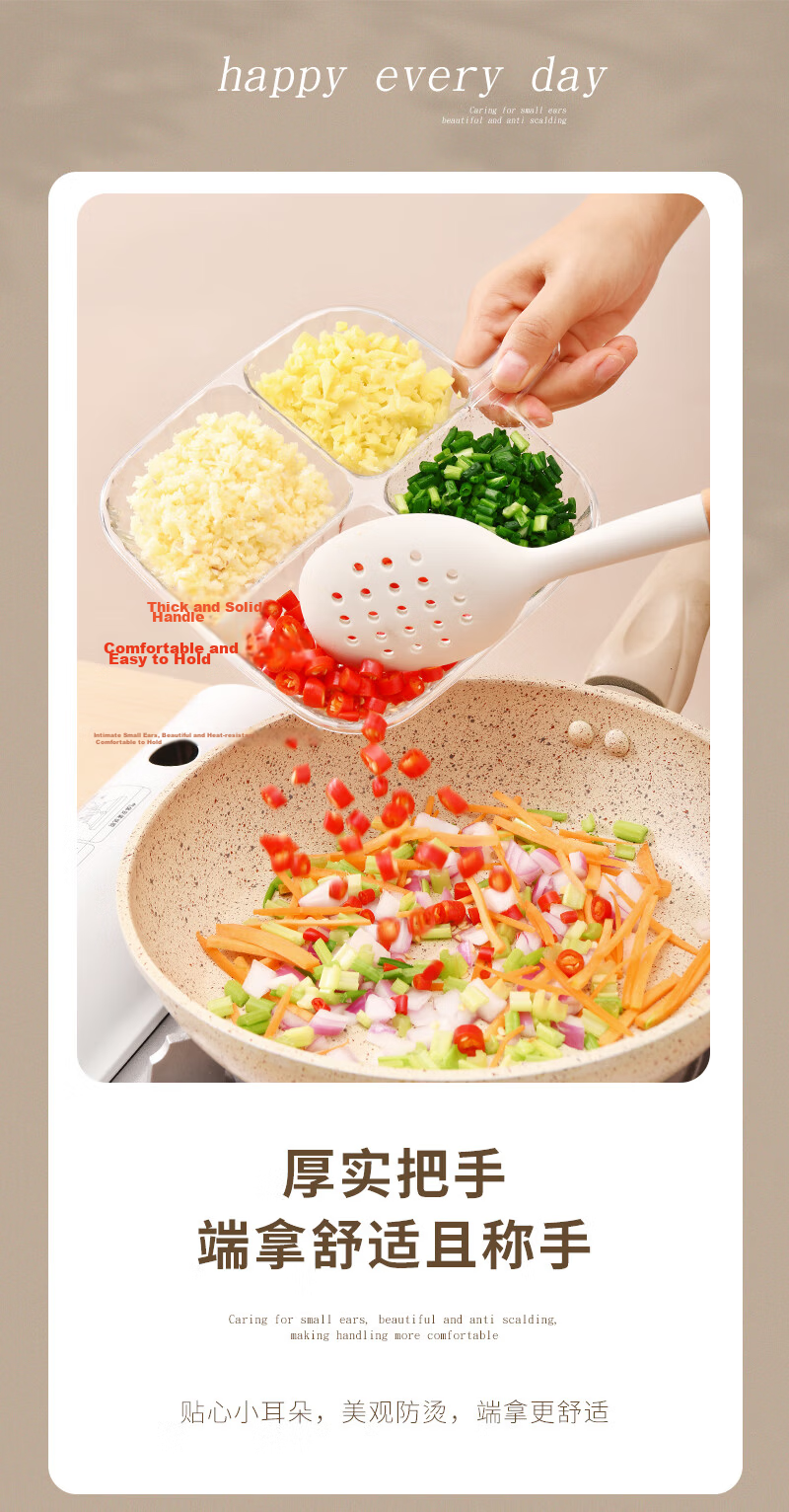 Baijie Household Divided Ingredient Tray for Chopped Scallions, Ginger, Garlic Storage, Bone Disposal, Vinegar Dish, and Prep Tray [2-Pack] 6
