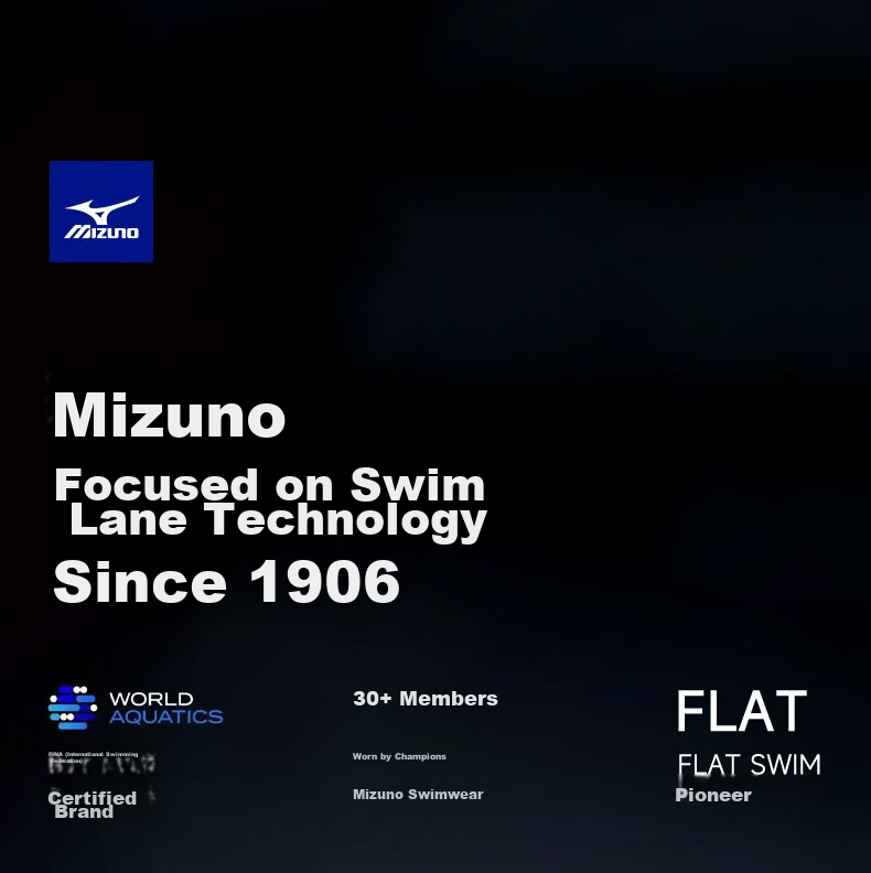 MIZUNO Women's One-Piece Five-Point Professional Training Quick-Dry Breathable Slimming Hot Spring Swimsuit AD335 Dark Purple M 1