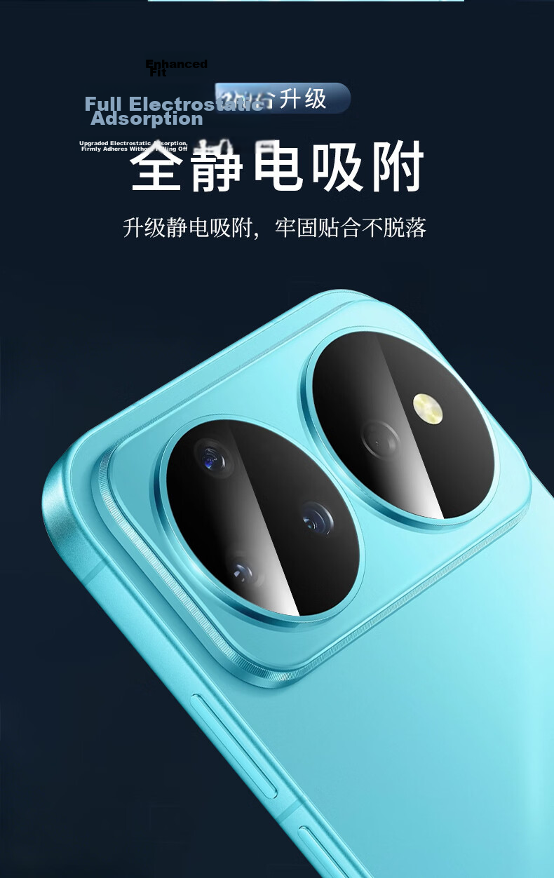Fly Planet [Instant Stick 2-Pack] Huawei Nova16 Pro Lens Protector Huawei Nova16 Pro Rear Camera Lens Protective Film Ultra-Clear Anti-Scratch Tempered Glass Film 5
