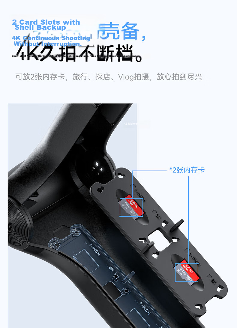 Yangfeisi DJI Pocket 4 Pro Protective Case Body Cover Lens Guard Gimbal Protector Anti-Drop Scratch-Resistant Portable Pocket Camera Accessory 16