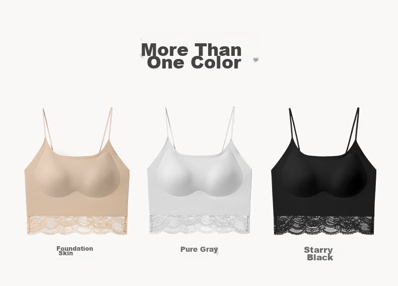 Manifen [Lace Aesthetics] Padded Camisole Women's Innerwear Outerwear Bra Beautiful Back One-Piece Vest 13
