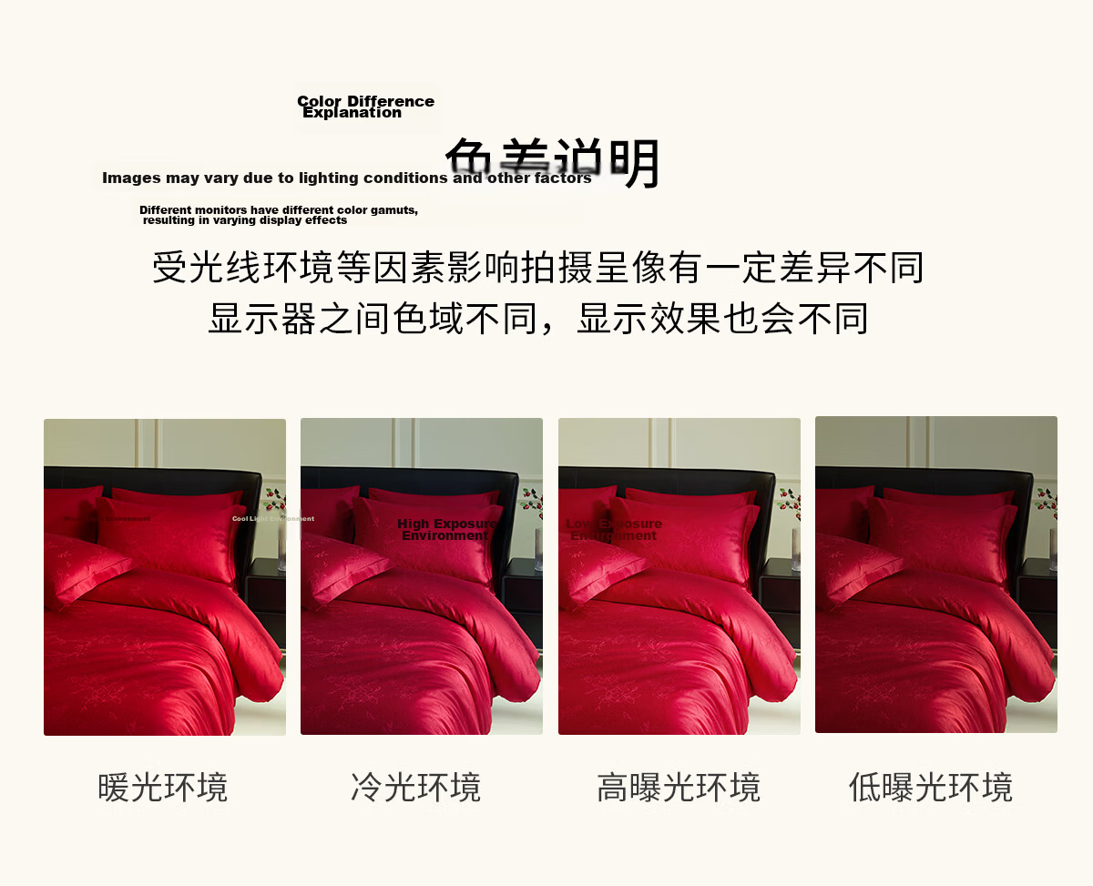 MIDO HOUSE Mingdu Pure Cotton Wedding 4-Piece Set Red Bridal Bedding Sheet Duvet Cover 200x230 Blue Wedding Double Happiness 23