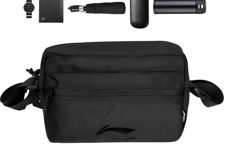 Li-Ning Crossbody Bag Men's Sports Shoulder Bag Women's Underarm Bag Casual Commuter Outdoor Cycling Portable Travel Bag 4