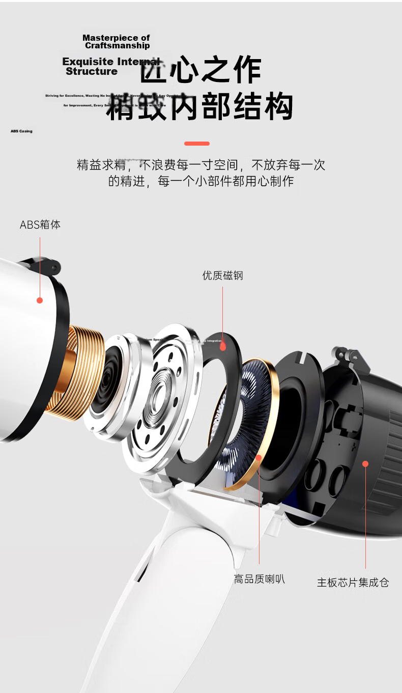 Aiguozhe Handheld Megaphone Amplifier with Recording Function for Promotions, Street Vending, And Public Addressing - Small Loud Speaker A69 (Beige) 10