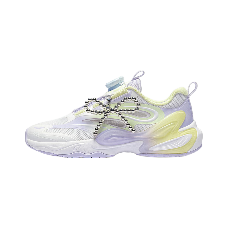 Anta Kids Girls Sports Shoes Big Kids 2026 Summer Breathable Sweet Cool Durable Butterfly Wing Casual Shoes A22628832