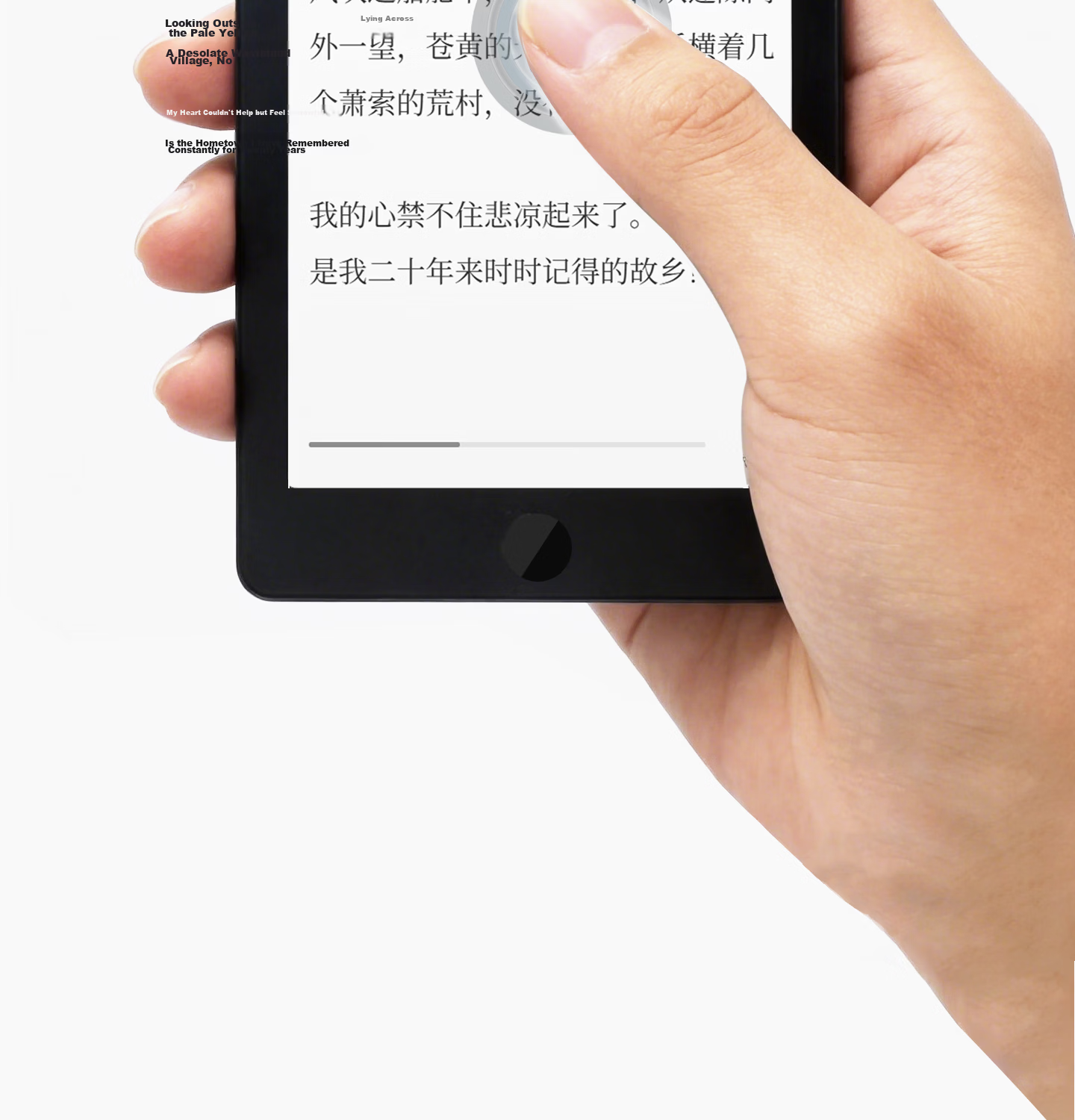Yuexing Tong X4Pro E-Ink Reader Touch Front Light Starry Black 5