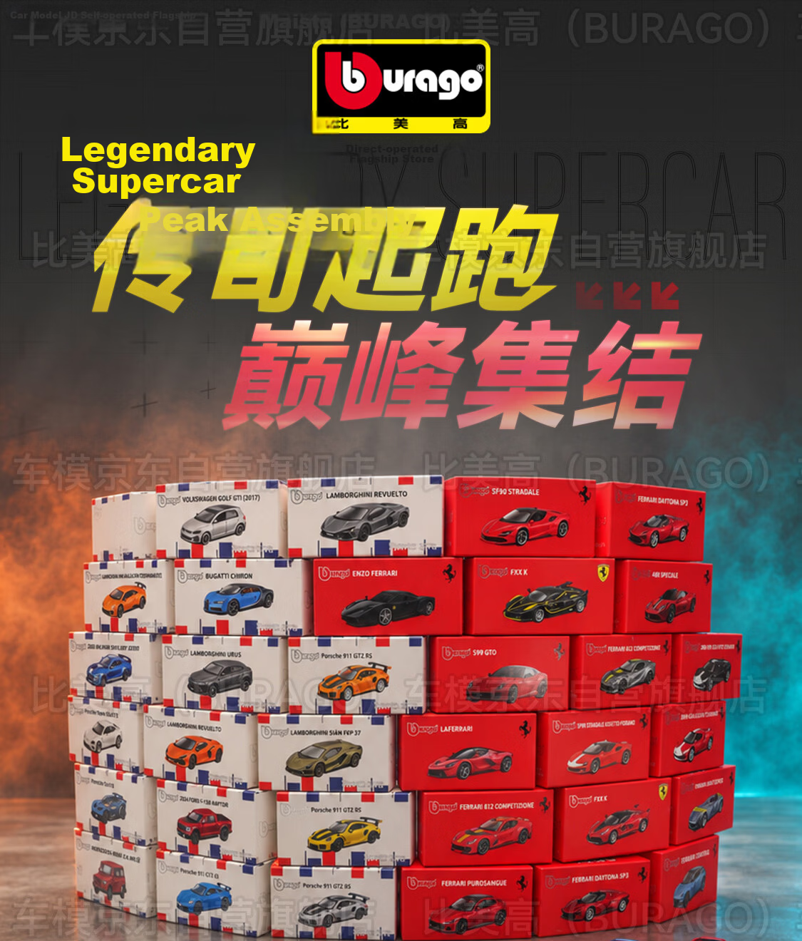 Bimeigao 1:64 Diecast Car Model Assembly Garage Scene High Transparency Acrylic Lighted Parking Lot Display Case 1