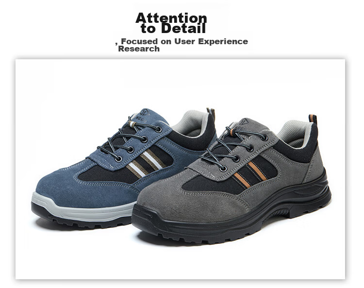 Dinggu Men's Safety Shoes Steel Toe Anti-Smash Anti-Puncture Lightweight Breathable Fashion JD1805 Blue Size 42 11