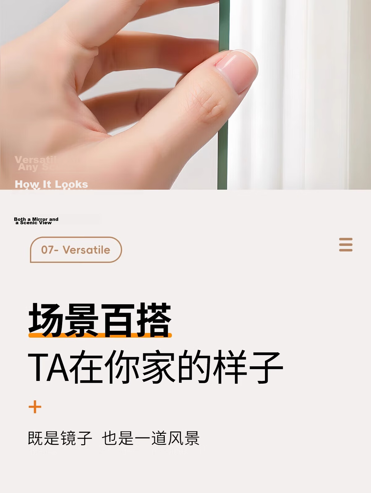 Qianxihuafu Full-Length Mirror, Wall-Mounted Dressing Mirror, Self-Adhesive for Home And Bedroom Use, Makeup Mirror, Hanging Adhesive Fitting Mirror, 50*150 Cm 19