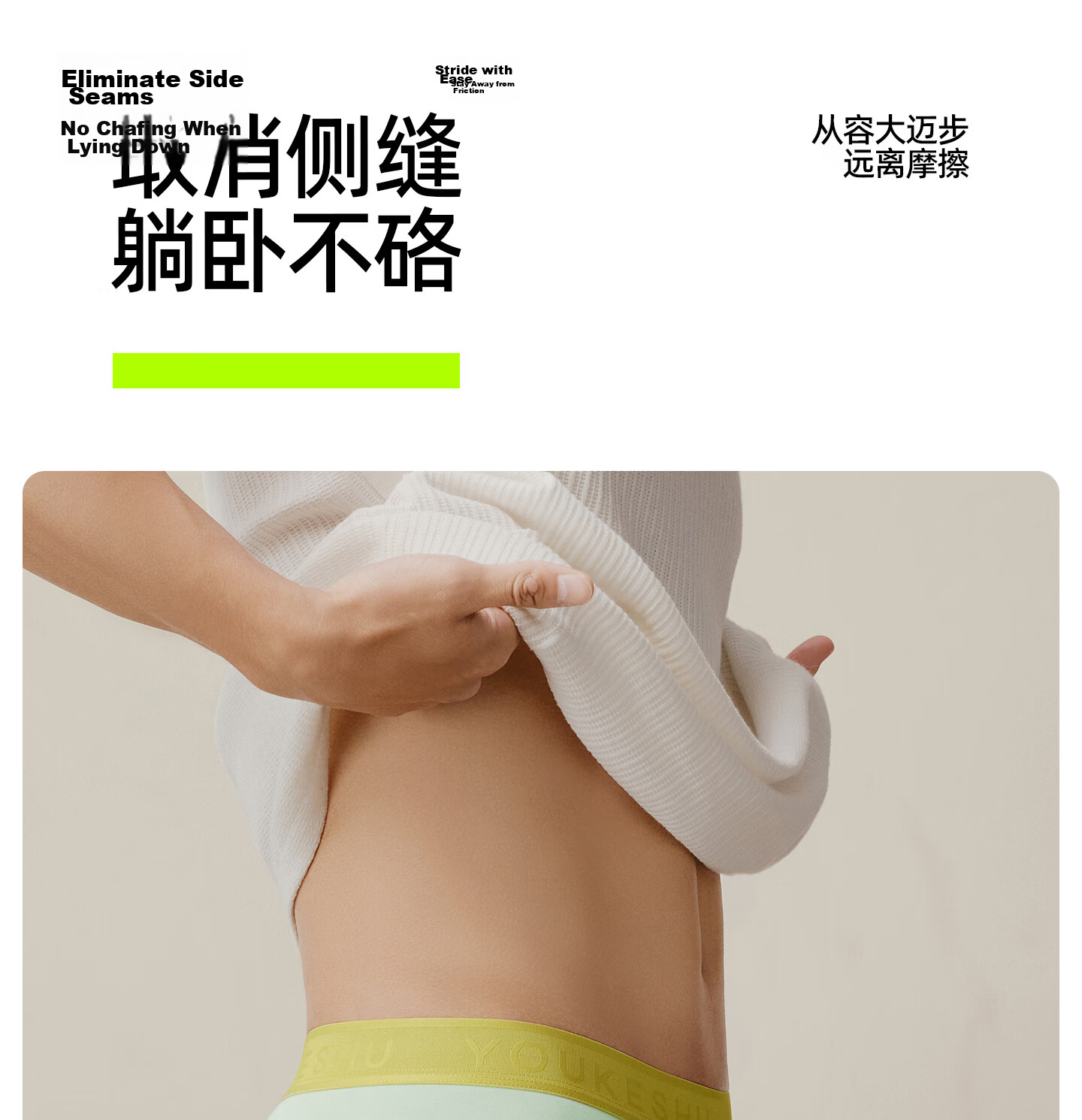 Youkeshu Men's Modal Antibacterial Cotton Crotch Soft Breathable Boxer Briefs 14