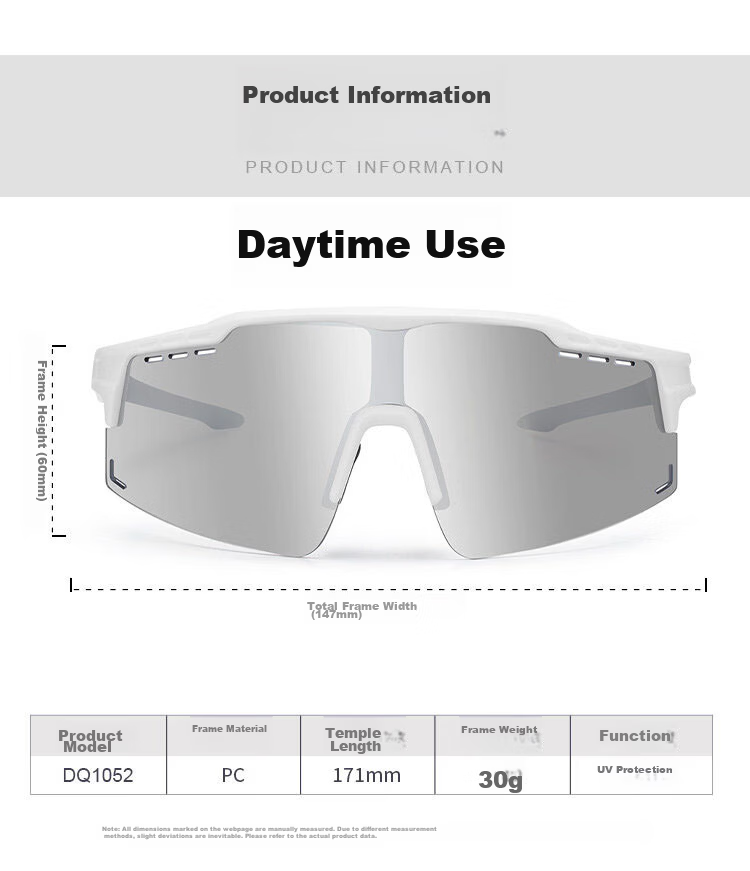 Jimmy Orange Cycling Goggles Day and Night Use Men’s HD Photochromic Windproof UV Sunglasses Women’s Outdoor Sports Sunglasses 25