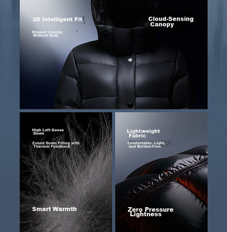 BOSIDENG Off-Season Women's Goose Down Puffer Jacket Thickened Fashionable Versatile Winter Coat Mall Hot Sale Same Style 5