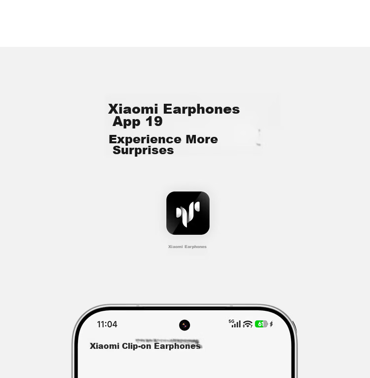 MI Xiaomi Clip-On Bluetooth Wireless Earphones Comfortable and Secure Fit Recommended by Lei Jun Compatible with Apple and Android Phones 37