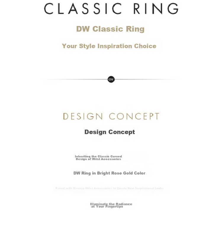 Daniel Wellington DW Couple Rings Classic Rose Gold 54+64 Couple Rings 018+023 [520 Gift for Girlfriend] 2