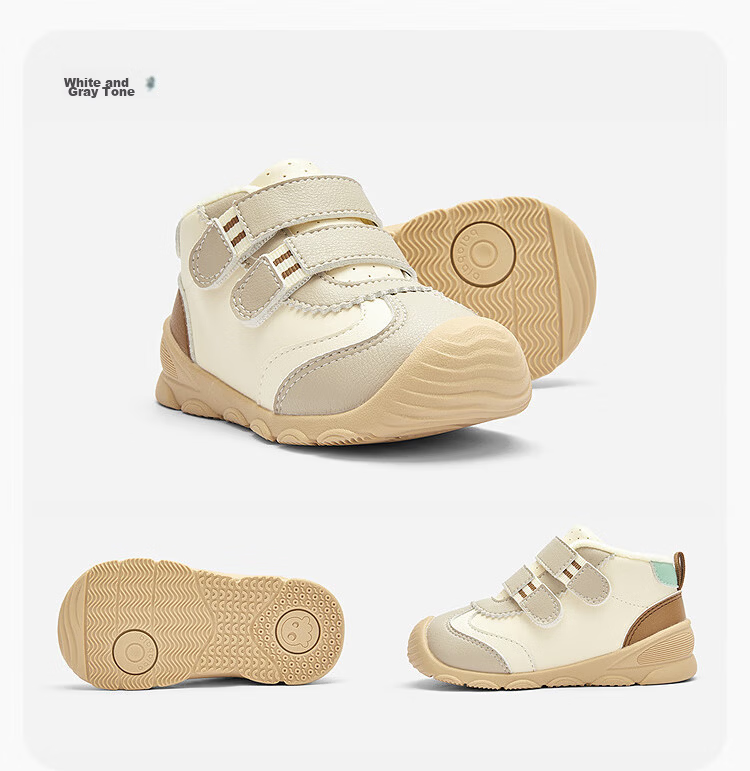 Balabala Baby Toddler Walking Shoes Kids Boys Girls Spring Autumn Non-slip Colorblock Shoes 29