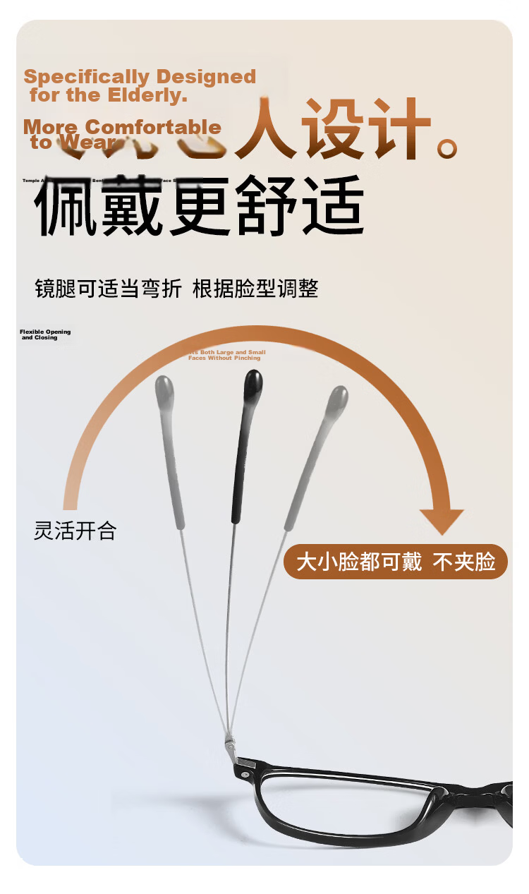 Mr.PuTian Blue Light Blocking Reading Glasses High Definition Presbyopia Glasses for Elderly Purple Single Vision 150 Degree (Age 50-54) 7