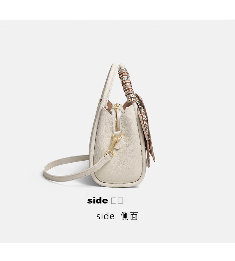 C.BANNER Women's Bag First Layer Cowhide Handbag Shoulder Bag Crossbody Light Luxury Birthday Gift High-End Feel for Girlfriend Wife 16