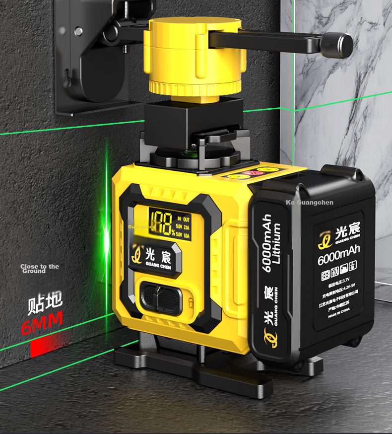 Guangchen 8-Line Infrared Level High-Precision Strong Light Auto-Leveling Laser Level Outdoor Daylight Fine Line 14