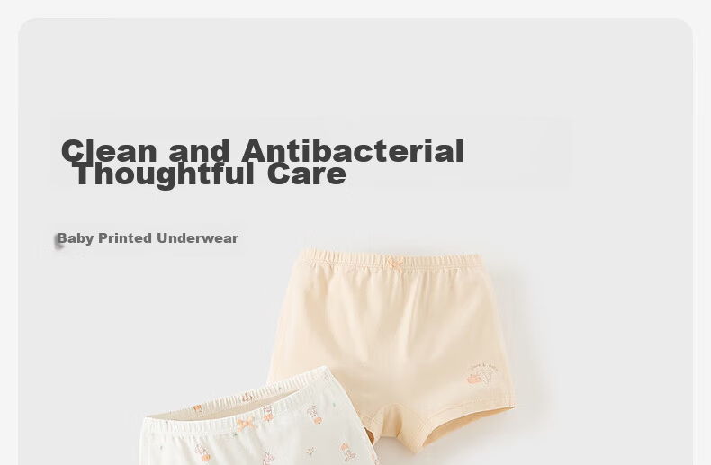 David Bella [2-Pack] Girls' Antibacterial Printed Boxer Briefs for Kids and Teens 1