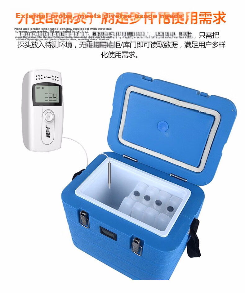 Elitech RC-4 Temperature Data Logger GSP Pharmaceutical High-Precision USB Hygrometer with Probe and Export Function 3